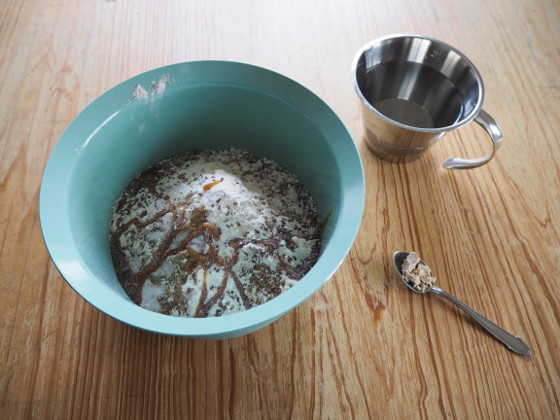 Zutaten für den Brötchenteig